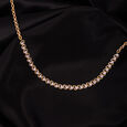 Teardrop Chic 14 Kt Gold and Diamond Necklace,,hi-res view 1