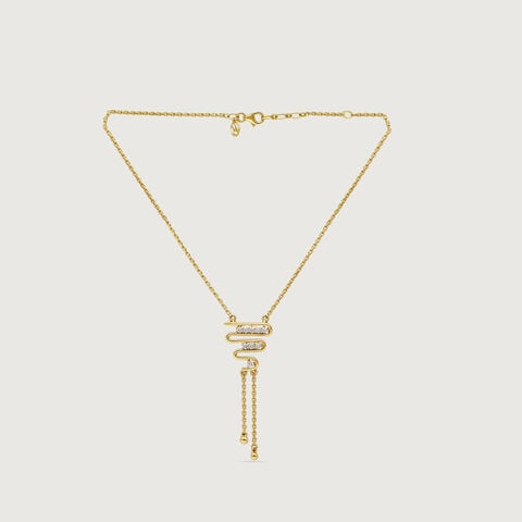 Fluid Rhythm Diamond Necklace