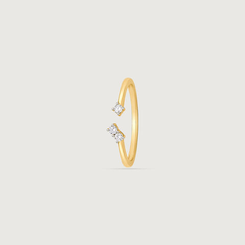 Serene Spark Diamond Ring