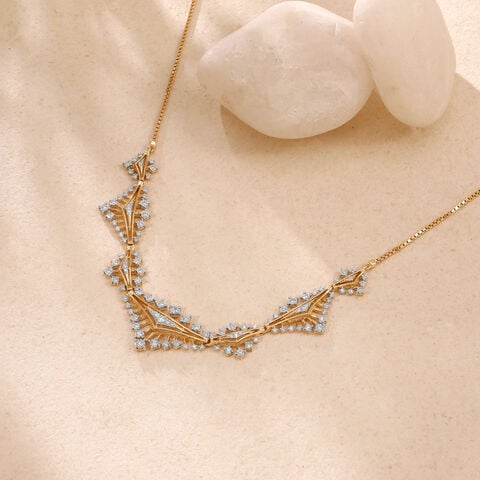 Radiant Rhythm Diamond Necklace
