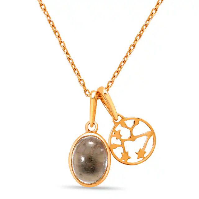 Mia Mystic 14KT Rose Gold Sagittarians Birthstone Pendant,,hi-res image number null