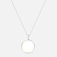 Moonlit Essence Pearl Silver Necklace,,hi-res view 3