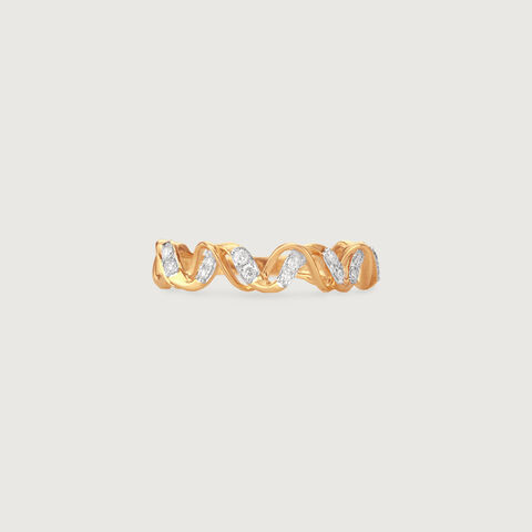 Twist of Love Diamond Ring