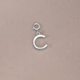 Classic Initial C Silver Charm,,hi-res view 1