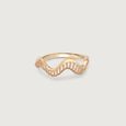 Aura Ripple Gold Ring,,hi-res view 3