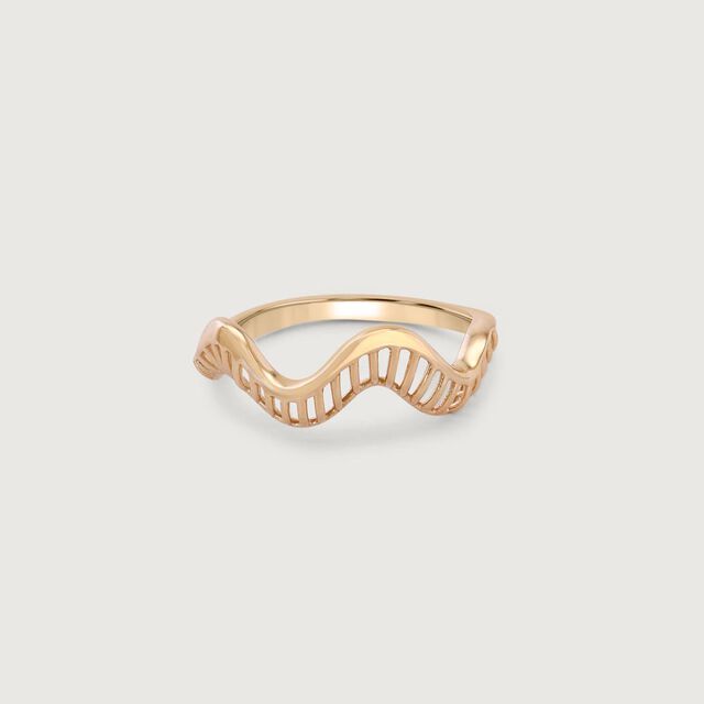 Aura Ripple Gold Ring,,hi-res image number null