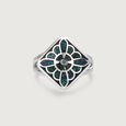 Mystic Mosaic Silver Ring,,hi-res view 3