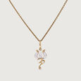 Divine Trishul Gold and Diamond Pendant,,hi-res view 3