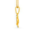 Infinite Love Gold and Diamond Heart Pendant,,hi-res view 2