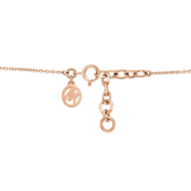 14kt Rose Gold Circular Venus Diamond Necklace,,hi-res image number null