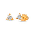 Mystical Trinity Knot Solitaire Earring,,hi-res view 3