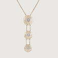 Crochet Wander Gold and Diamond Necklace,,hi-res view 3