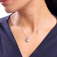 Bubbly Cupcake Silver Necklace,,hi-res view 2