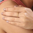 Grid Pop Gold Ring,,hi-res view 2