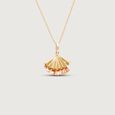 Twilight Shell Gold Pendant,,hi-res view 3