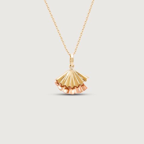 Twilight Shell Gold Pendant