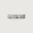 Textured Band Silver Ring,,hi-res view 4