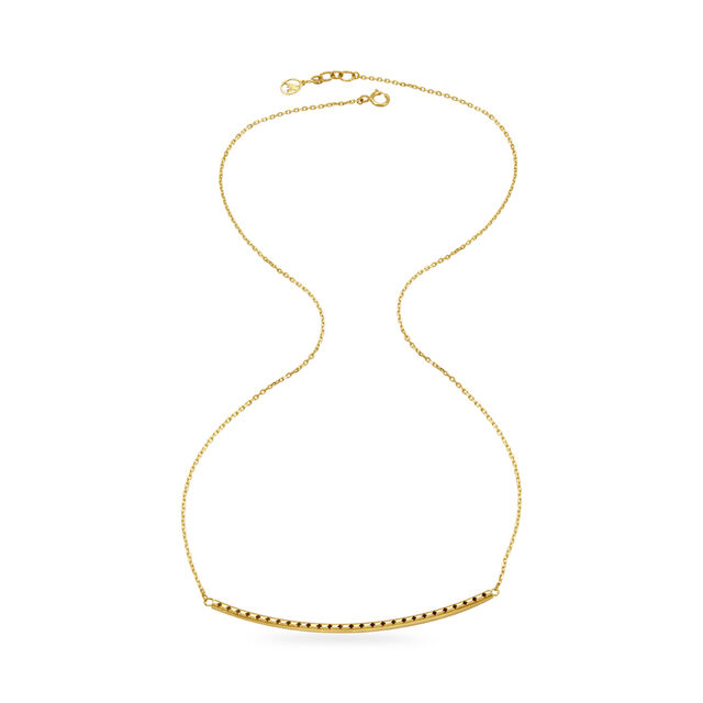 14KT Yellow Gold Curvy Beauty Necklace,,hi-res view 3