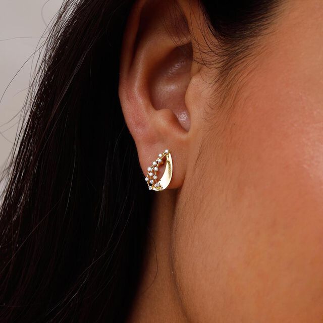 Pinwheel Diamond Stud Earrings,,hi-res image number null
