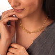 Nomadic Warli Charm 22KT Gold Necklace,,hi-res view 2