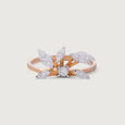 Leaf Whisper Gold and Diamond Finger Ring,,hi-res view 4