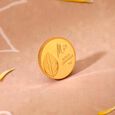 5 GM 24 Karat Tulsi Gold Coin,,hi-res view 1