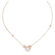 14kt Rose Gold Diamond Pendant with Chain,,hi-res view 2