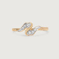 Wave Dance 14KT Gold & Diamond Finger Ring,,hi-res view 3