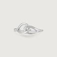 Twisted Elegant Silver Ring,,hi-res view 4