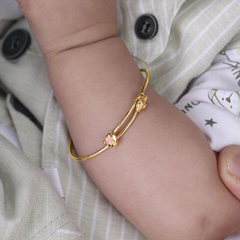 Pawfect Bear Gold Bangle