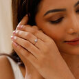 Marking Moments Solitaire Finger Ring,,hi-res view 2