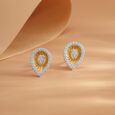 Halo Radiance Diamond Stud Earrings,,hi-res view 1