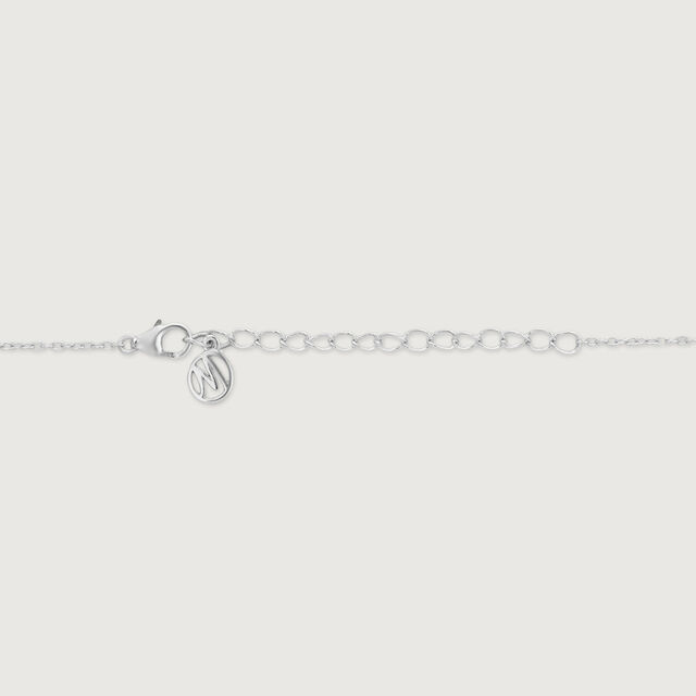 Minimal Drop Silver Necklace,,hi-res image number null