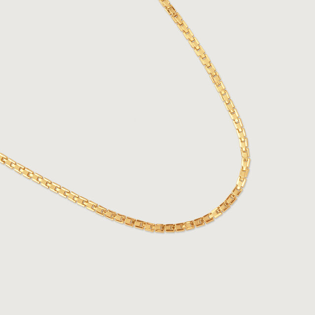 Edgy Link Gold Chain,,hi-res image number null