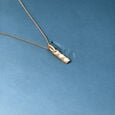 Faceted Textured Gold Pendant,,hi-res view 1