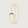 Moonlight Serenade 14KT Medium Blue Sapphire Arm Cuff,,hi-res view 2