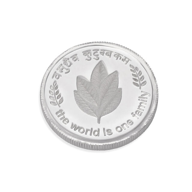 10 GM 999 Mango Leaf Silver Coins,,hi-res view 2