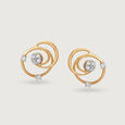Whispers of the Cosmos 14KT Diamond Stud Earring,,hi-res view 3