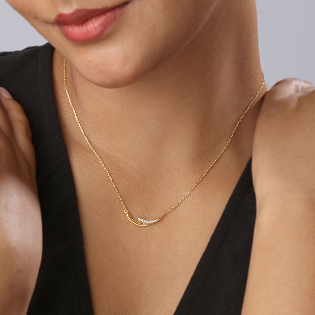 Subtle Grace Diamond Necklace,,hi-res image number null