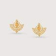Timeless Warli Art 22KT Gold Drop Earrings,,hi-res view 3