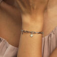 Starry Link Silver Bracelet,,hi-res view 2