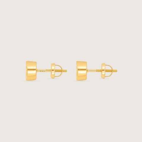 Pure Gleam Polki Stud Earrings