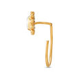 14Kt Everyday Essentials Yellow Gold Diamond Nose Pin,,hi-res view 2