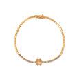 14KT Yellow Gold Delightful Floral Diamond Bracelet,,hi-res view 1