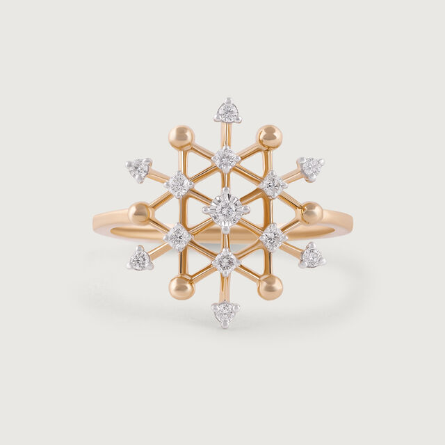 Disco Shine Gold & Diamond Ring,,hi-res image number null