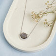 Galaxy Glow Silver Necklace,,hi-res view 1