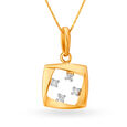 14Kt Yellow Gold Pendant With Diamonds,,hi-res view 1