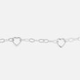 Love Links Silver Anklet,,hi-res view 4