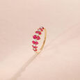 Bold Graduated Ruby Ring,,hi-res view 1