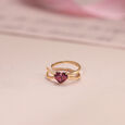 Love Blush Gold Ear Cuffs,,hi-res view 2